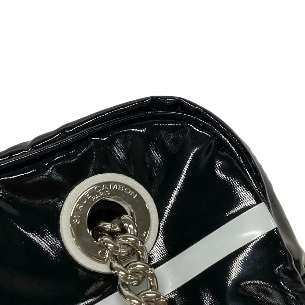 Chanel Shoulder Bag Black White